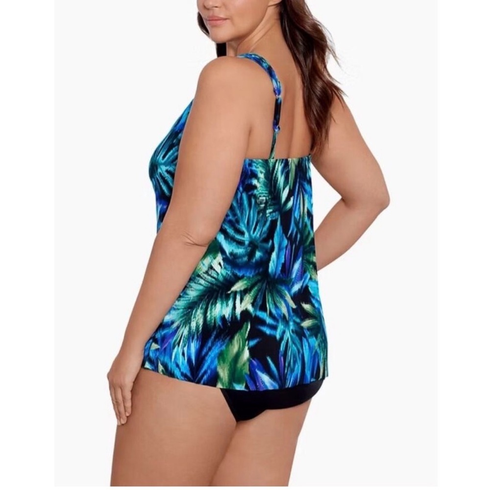 NEW Miraclesuit Blue and Green Camisole Top - Picture 8 of 8